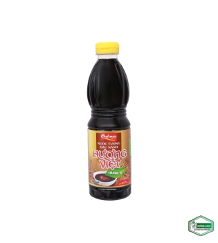 Nước tương đậu nành thanh vị Hương Việt chai 500ml