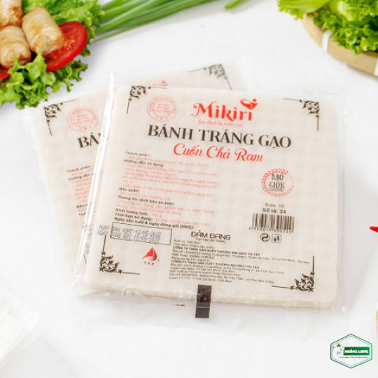 Bánh Tráng Mikiri Cuốn Chả Ram 100g