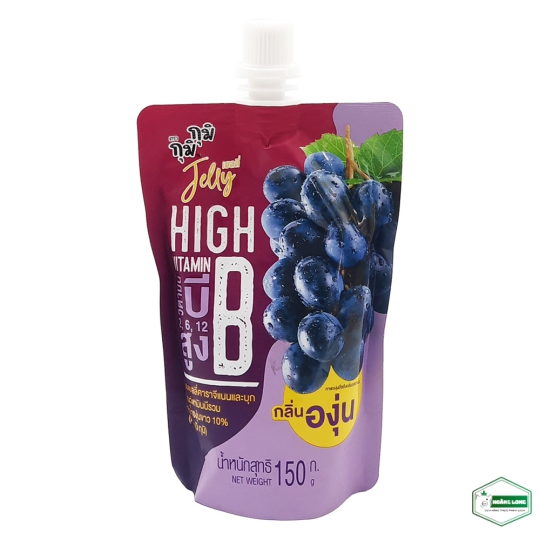 NƯỚC THẠCH JELLY GUMI GUMI VITAMIN B VỊ NHO 150G
