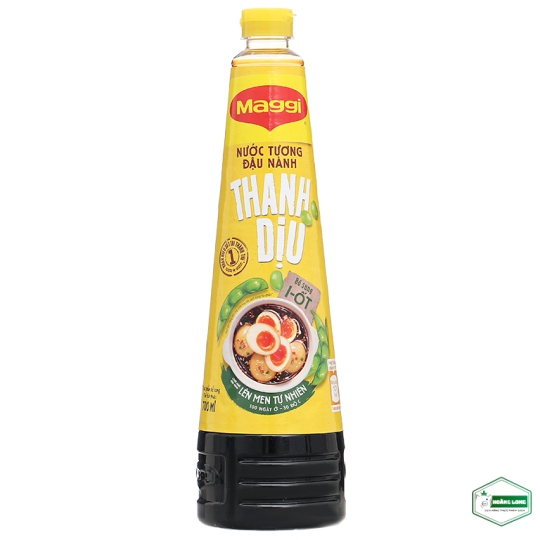 Nước tương đậu nành thanh dịu Maggi chai 700ml