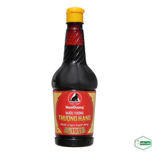 Nước tương thượng hạng Nam Dương chính hiệu Con Mèo Đen chai 210ml