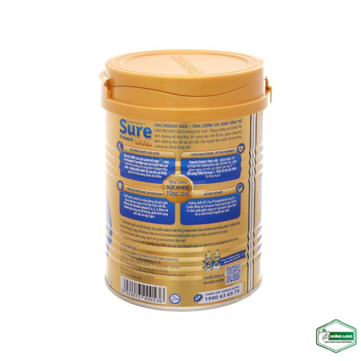 Sữa bột Vinamilk Sure Prevent Gold lon 400g